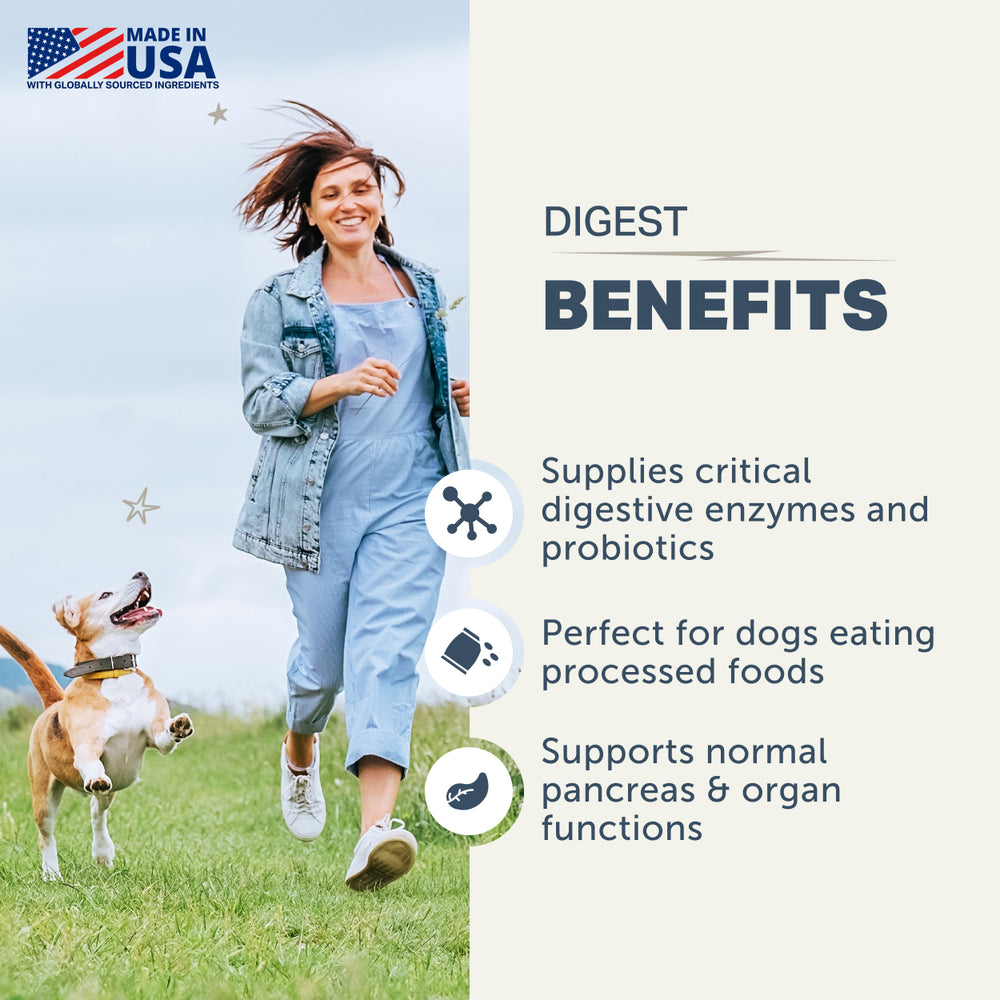 
                  
                    Digest - Digestive Enzymes And Probiotics For Dogs
                  
                